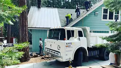 metal roof installation