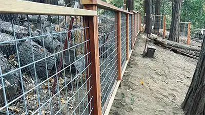 new fence construction